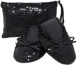 Foldable Flats for Women, Portable Ballet Shoes for Wedding &Travel Comfort