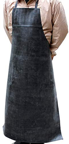 Grembiule in Gomma Impermeabile, Grembiuli da Lavoro Resistenti agli oli e alle Intemperie Resistenti agli Acidi 45 ¡ã - Ideale per Lavare i Piatti, Lavoro di Laboratorio, Macellaio, Stampa