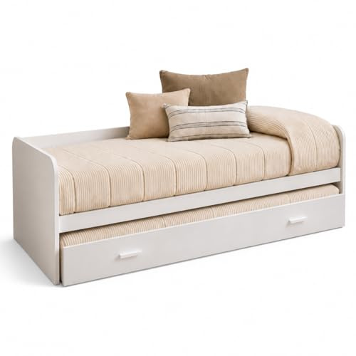 Camatex - Edredón Ajustable Raya Cama 90 - Color Beig