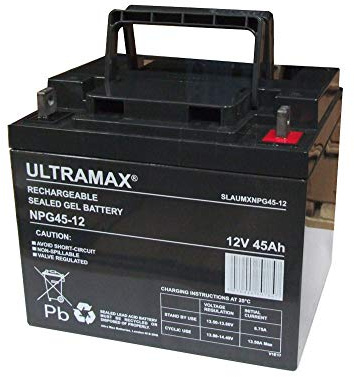 ULTRAMAX 12V 45AH Mobility Scooter AGM GEL Battery to replace 38ah 40ah 42ah