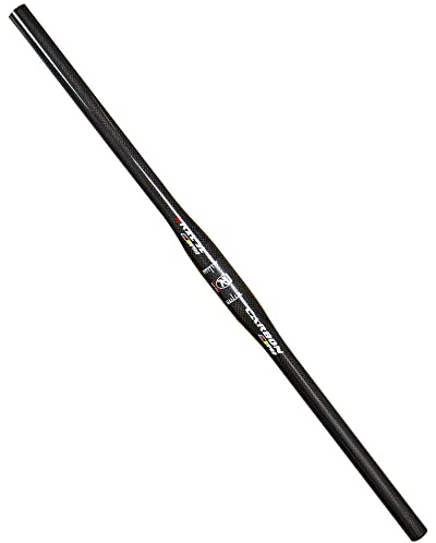 Carbon downhill styre, MTB-styre rak, mountainbikestyre 31,8 mm, svart 740 mm, 74 cm 3K glansig platta stäng, Dirt Jumper, racercykel, e-cykel, BMX