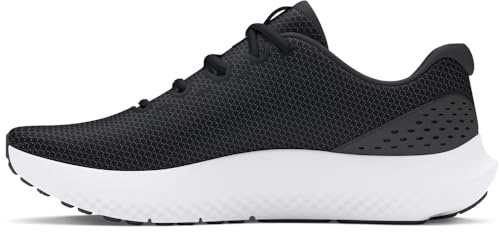 Under Armour UA W Charged Surge 4 Deportivas de mujer, ligeras y transpirables zapatillas para correr, color negro/gris antracita/blanco