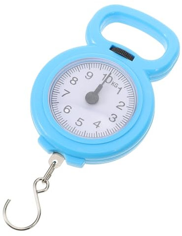 Healvian Balance numérique portable - Mini balance à ressort - Balance de cuisine portable - Balance à poisson - Poids numérique - Balance de pêche - En métal