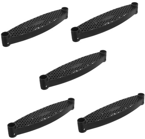 SUPVOX 5Pcs peldaños de Escalera de trampolín Tienda de trampolín tobogán de Escalera empuñaduras de Escalera Exterior Mascota Suministro Deportivo reemplazo de trampolín páginas Black