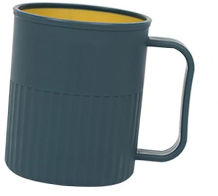 Coppa di Spazzolino da Denti in Plastica con capacità Moderata, Design Multiuso e Stile Minimalista, Bagno Scuro per il Bagno di Casa per Coppie