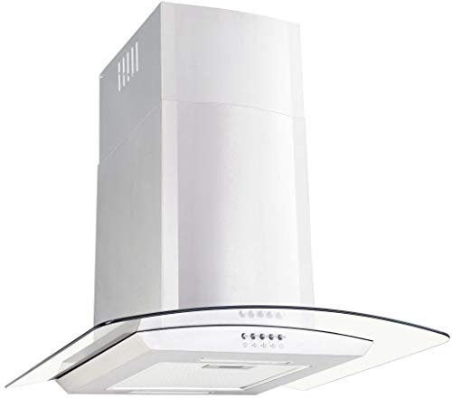 Festnight Campana Extractora Extractor Extractor de Techo con Luces 3 Niveles y 1 Orificio Interno Purgador de Aire 180W 756 m³/h 60x45x(43-70) cm Plateado