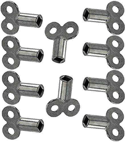 10x Entlüftungsschlüssel Universal alle Heizkörper Schlüssel zum Entlüften Lüften aller Heizungen radiator key Entlüfter Heizung