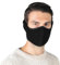 QHFlashbuy Masque Cagoule,Unisexe Cagoule Masque de Ski,Masque D'hiver Facial pour à l'épreuve du Vent,Anti-Buée Avec Protège-Oreilles Ajustables Noir