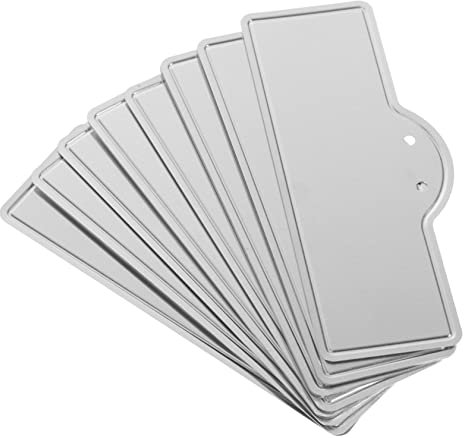 BESPORTBLE 20stücke Aluminium Pflanzenschilder Wetterfeste Gartenetiketten Für Pflanzenbeschriftung Decorative Outdoor Plant Labels Moderne Langlebige Metall-markierungen Für Garten Und