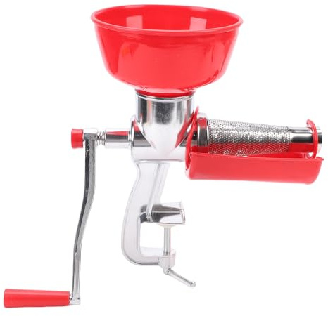UPALDHOU Passoire à Tomates, Moulin à Aliments en Alliage d'aluminium Sépare les Graines et la Peau pour la Sauce Maison, la Soupe au Ketchup, les Aliments pour Bébés