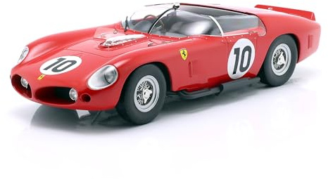 - Auto in Miniatura Compatibile con Ferrari 250 TR61#10 Vincitrice 24h Le Mans 1961 Gendebien, Hill Scala 1/18 IXO WERK83 18046001