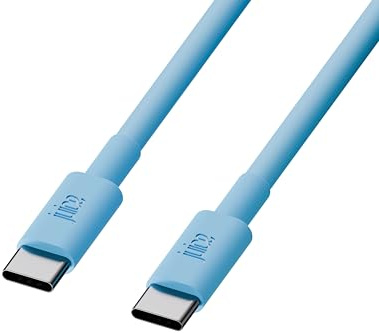 Juice Apple Lightning to Type C Cable 2m Round Eco Aqua, Fast Charge,iPhone 14, Max, Pro, Plus, 13, Max, Pro and Mini,12, Max, Pro and Mini,11, Pro, X, Xr,8, 7, 6, SE, 5, iPad