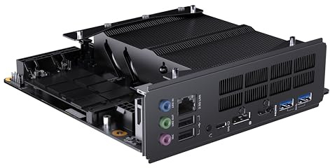 MINISFORUM BD895i SE Mini PC Motherboard AMD Ryzen 9 8945HX(16C/32T, up to 5.4GHz) Barebone Gaming PC, HDMI|DP|USB-C Output, 2X DDR5 SODIMM Slot, 2X PCIe4.0 SSD Slot, 2.5G RJ45, Radeon 610M Graphics