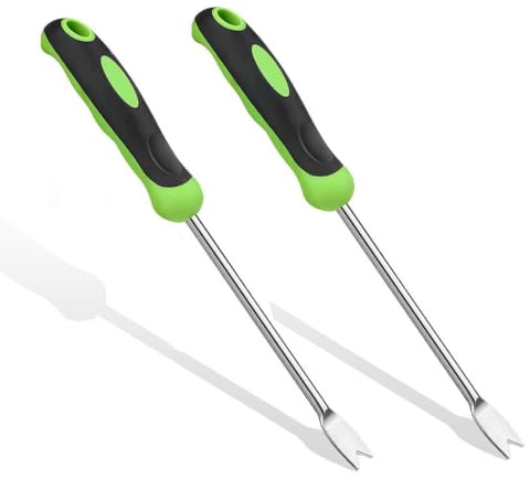 YXCCSE 2Pcs Hand Weeder Tool Garden Weeding Tool,High Stainless Steel