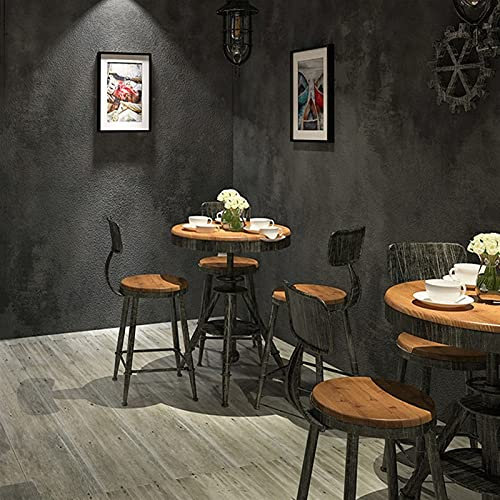 Generic Sfondo, Vintage Cemento Grigio Pvc Negozio Di Abbigliamento Ristorante Bar Imitazione Cemento Modello Sfondo/Grigio Scuro/0,53 * 10M