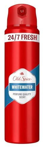 Old Spice Whitewater Deospray 150 ml, 24/7 Frischhh bei täglicher Anwendung, langanhaltender Duft in Parfumqualität, Schutz vor Gerüchen, Ohne Aluminiumsalze
