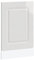 Kangmusi Dishwasher Panel聽Kalmar聽High Gloss White聽45x1.5x67 cm Engineered Wood, KangmusiGB-853649