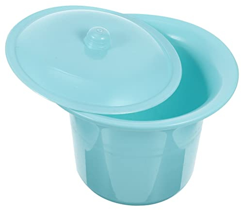 ARTSEWPLY Orinal Cubierto De Plástico Grosor Reforzado Tapa Antideslizante Uso Hogar Hospital Niños Adultos Mayores Comodidad Higiene