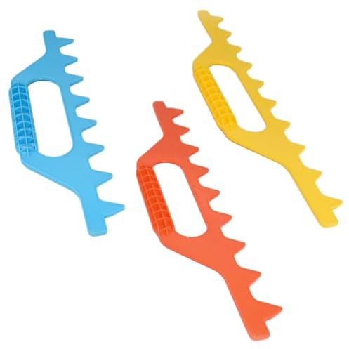 Ciieeo Plastic Beekeeping Measuring Rake and Beehive Frame Distance Tool for 8-10 Frames, Hive Spacing Accessory for Beekeeping Supplies Random Color