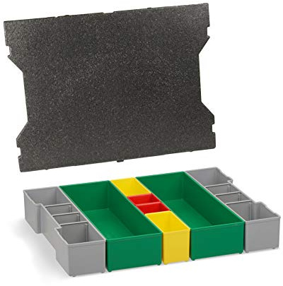 L Box Einlagen | G3 Einsätze mit Deckenpolster | Für die L-BOXX 102 G4 | Erstklassige Sortierboxen für Kleinteile | Ideale Sortimentskasten Einsätze