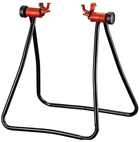 YUPVM Support de RéParation de VéLo Support de Coup de Pied Support D'Outils de Centrage Support pour Roues de VéLo Outils de Entretien, noir & rouge