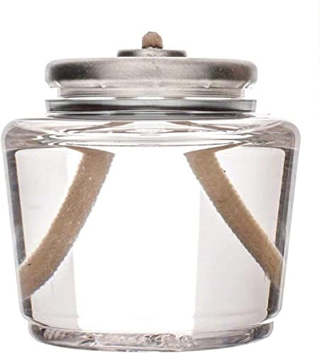D'light Online 15 Hour Liquid Votive Candles Disposable Fuel Cells Small Oil Lamp for Events, Emergency Candles, Restaurant Tables, Romantic Dinner Candles and Wedding Tables (Set of 12)