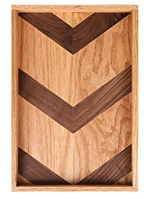 Foodservice Vassoio Vassoio di legno del vassoio del vassoio del vassoio della casa Casa vassoio rettangolare Vassoio della frutta della prima colazione for la decorazione del tavolo e del tavolo per