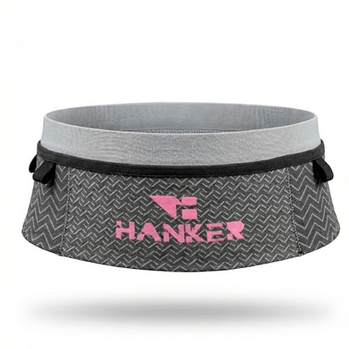 Riñonera Running Unisex con cinturón Porta móvil, geles y Llaves | 5 bolsillos, tejido elástico y ligero, espacio para móvil, geles, llaves y botella, para running y ciclismo