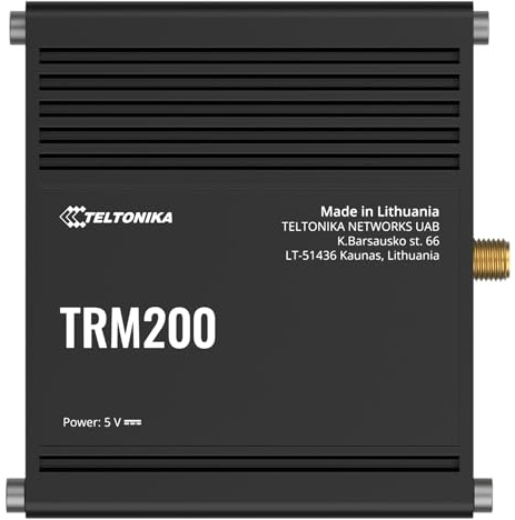 Teltonika TRM200 4G Cat 4 Industrial modem, 3G, 2G, micro USB, compact size & durable design