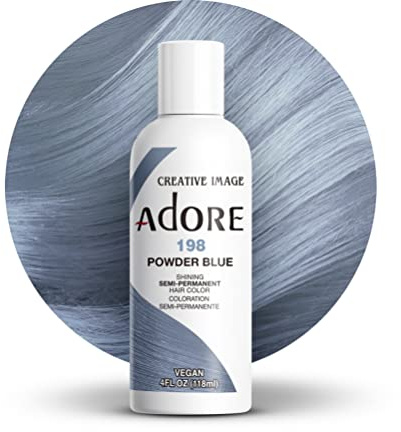 Adore Semi-Permanent Hair colour Powder Blue #198