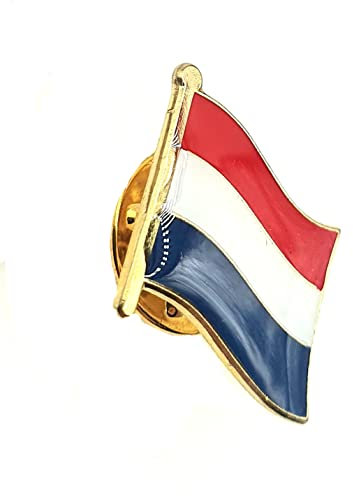 Distintivo olandese con bandiera del paese in metallo smaltato olandese, Metallo