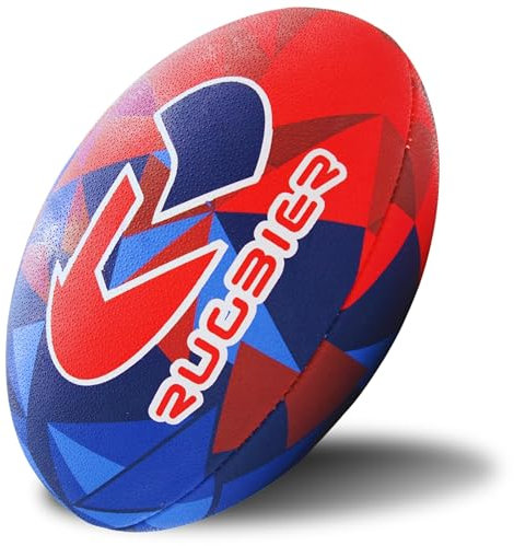 RUGBIER – Professioneller Rugbyball T5 Match – Premiumklasse – Wettkampf und Training – Herren- und Seniorenteams – Steel Strong