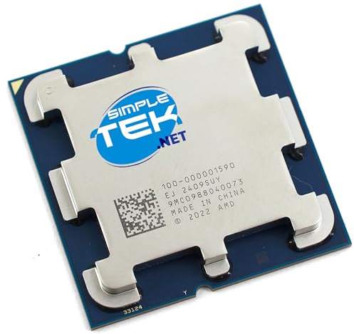 SIMPLETEK - Processore desktop 8 core 16 thread 4,1 GHz con boost fino a 5,0 GHz Socket AM5 TDP 65 W in formato tray