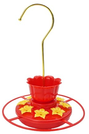 Distribuidor para pájaros de colibríes Suspendable para exteriores | Estación de alimentación - en forma de 8 puertos, antihormigas y abejas, decoración al aire libre, atrae a la fauna para jardín y