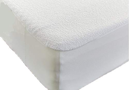 Haani Terry Towel Towelling 100% Waterproof Fitted Sheet Mattress Protector (Super King)