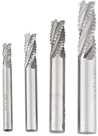 Fresa de 4 piezas - 4 flautas HSS Fresa de desbaste Fresadora CNC Fresa de fresa M6 / M8 / M10 / M12