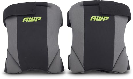 AWP Work Knee Pads, One Size, 1 Pair, Low-Profile Fabric Cap