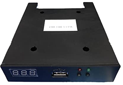 Diskettenlaufwerk-Emulator, FDD-UDD U144K Diskettenlaufwerk 1,44 MB USB-SSD-Emulator für Industriecontroller (SCHWARZ)