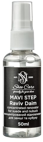 MAVI STEP Raviv Daim Suede & Nubuck Renovator Spray - Free of Silicone - 25 ml / 0.85 oz