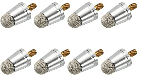 sourcing map 8pcs 6mm Stylus Pen Fiber Fine Tips Universal Replacement High Precision for Stylus Pen Capacitive Touch Screen Devices