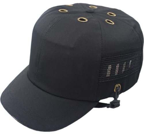Muteitt Casquette De Sécurité Anti-Choc, Chapeau De Baseball, Style Confortable, Léger, Protection De Tête, Chapeau Rigide pour Hommes Femmes