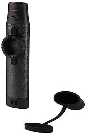 Generic Squisito Kazoo in Alluminio con Tono Regolabile, Strumento Musicale Portatile per Bambini (BLACK)
