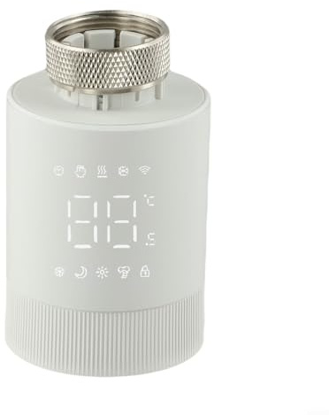 Yhenlovtt Válvula termostática programable para radiador con control WiFi, compatible con la aplicación Life, control de voz Google Home
