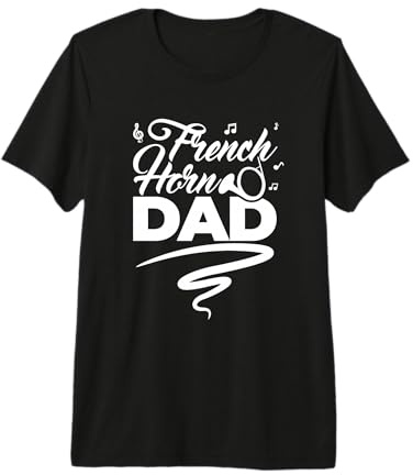 Homme Cor d'harmonie Papa Joueur de cor d'harmonie Papa T-Shirt Haut de Gamme