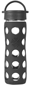 Lifefactory Glass Hydration Bottle Onyx 475 ml