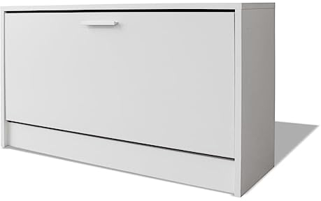 vidaXL Schuhbank Weiß 80x24x45 cm