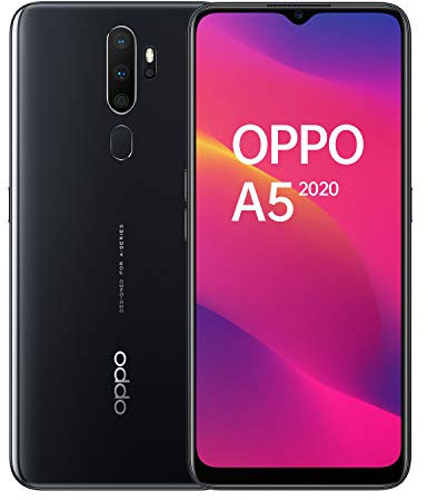 Oppo A5 2020 Smartphone débloqué (Ecran : 6,5 - 64 ou 128 Go - 3 ou 4 Go Ram) Mirror Black