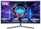 flysclean 32 Inch Curved 240Hz Gaming Monitor, 1ms GTG 2560x1440 2K Frameless Monitor, Adaptive Sync, 1500R, 99% sRGB, HDR400, 75 * 75 VESA, Low Blue Light, HDMI 2.1, DisplayPort 1.4, C32C1S