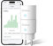 Sailsco Matter Smart Steckdosen mit Stromverbrauch,Smart Home WiFi Steckdose,Funktioniert Apple HomeKit,Alexa und Google,Sprachsteuerung,Fernzugriff,Kein Hub notwendig,Mini 2Pack