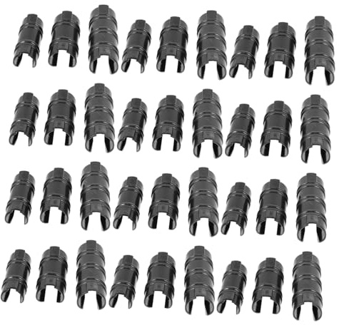 AKOOSY 60pezzi Clip per Strutture da Giardino Resistenti Connettori in Lega per Tubi da Fissaggio Pratico di Coperture Protettive e Ombreggianti per Fissare Pellicole e Frangivento Estern